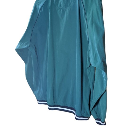 Men's R&R Pro Pullover Windbreaker Blue/Green Sport Tennis - Large - Picture 6 of 16